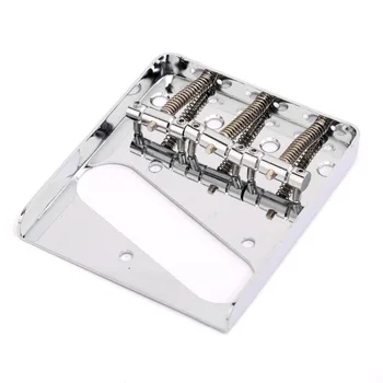 Musiclily Edged Bridge Assembly with 3 Saddles for Telecaster Tele Style Guitar, Chrome
Musiclily Edged Bridge Assembly with 3 Saddles for Telecaster Tele Style Guitar, Chrome