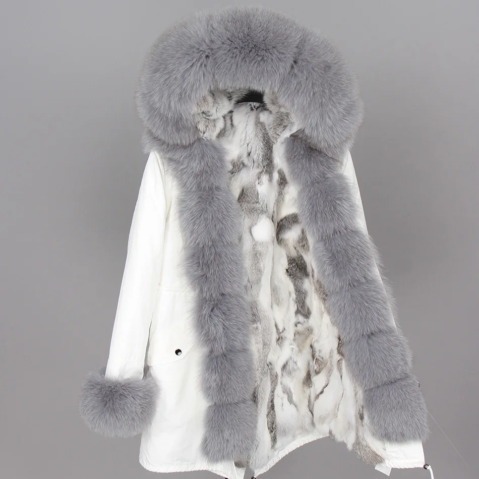 2019 fashion winter jacket women real Rabbit fur coat natural real fox fur collar loose long parkas big fur outerwear Detachable
2019 fashion winter jacket women real Rabbit fur coat natural real fox fur collar loose long parkas big fur outerwear Detachable