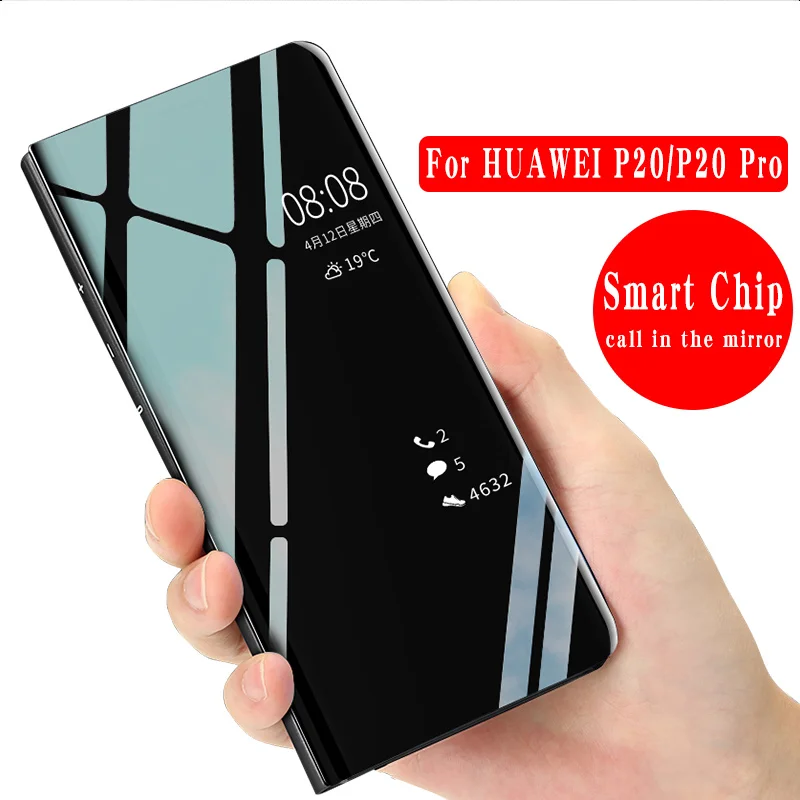 For HUAWEI P20 Pro Case Cover Original Smart Chip Mirror Clear View Window Stand Cover for HUAWEI P20 Flip Case Capa Coque Funda
For HUAWEI P20 Pro Case Cover Original Smart Chip Mirror Clear View Window Stand Cover for HUAWEI P20 Flip Case Capa Coque Funda