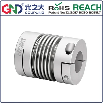 GRC Aluminum Alloy Bellows Clamp Series GND shaft couplings D16 to 105mm; L27 to 130mm
GRC Aluminum Alloy Bellows Clamp Series GND shaft couplings D16 to 105mm; L27 to 130mm
