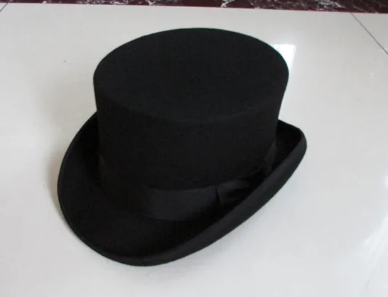 British Style Men Women Wool Fedora Steampunk Top Hat Cylinder Magician Magic Cap Good Package Wool Fedoras Cap 12cm High B-8114
British Style Men Women Wool Fedora Steampunk Top Hat Cylinder Magician Magic Cap Good Package Wool Fedoras Cap 12cm High B-8114