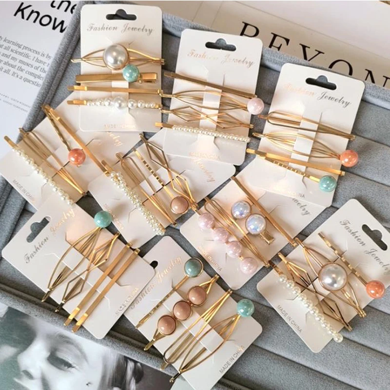 New Arrivals 4Pcs/Set Pearls Hair Clips Headwear Girls Imitiation Pearl Colorful Beads Metal Hairpins Hair Accessories For Women
New Arrivals 4Pcs/Set Pearls Hair Clips Headwear Girls Imitiation Pearl Colorful Beads Metal Hairpins Hair Accessories For Women