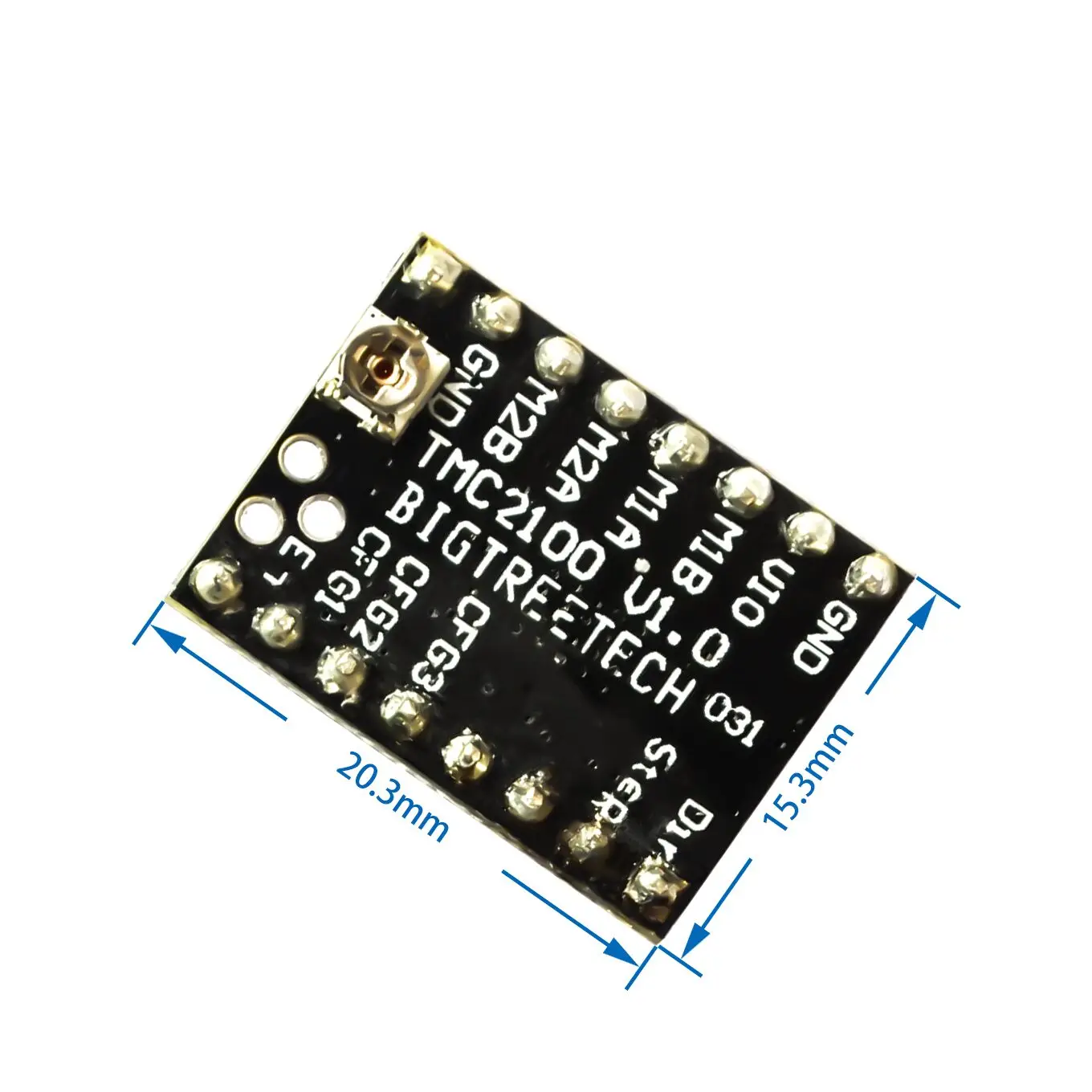 3D-printer parts StepStick MKS TMC2100 stepper-motor driver ultra-silent excellent stability and protection superior performance
3D-printer parts StepStick MKS TMC2100 stepper-motor driver ultra-silent excellent stability and protection superior performance