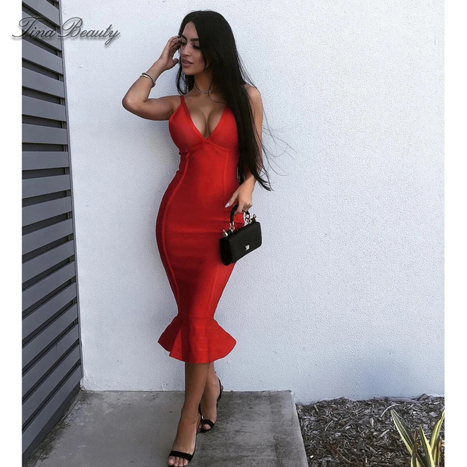2019 New Red Black Pink Bandage Dress Spaghetti Strap Mermaid Vestidos Women Celebrity Party Dresses Sexy Club Night Out Dress
2019 New Red Black Pink Bandage Dress Spaghetti Strap Mermaid Vestidos Women Celebrity Party Dresses Sexy Club Night Out Dress