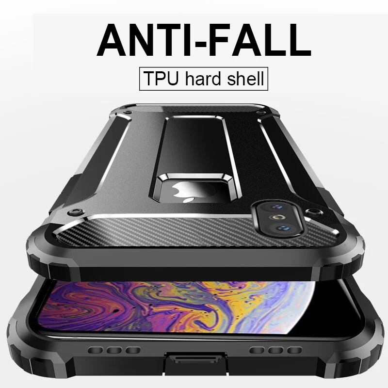 Armor Shockproof Case For iPhone 8 7 6 6s Plus X XR XS Max Phone Case For iPhone XS Max XR 6 8 7 Silicone Case Soft Cover
Armor Shockproof Case For iPhone 8 7 6 6s Plus X XR XS Max Phone Case For iPhone XS Max XR 6 8 7 Silicone Case Soft Cover