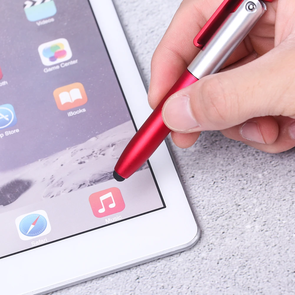 Universal Mini Capacitive Pen 4-in-1 Folding Ballpoint Pen Screen Stylus Touch Pen with LED For Tablet Cellphone
Universal Mini Capacitive Pen 4-in-1 Folding Ballpoint Pen Screen Stylus Touch Pen with LED For Tablet Cellphone
