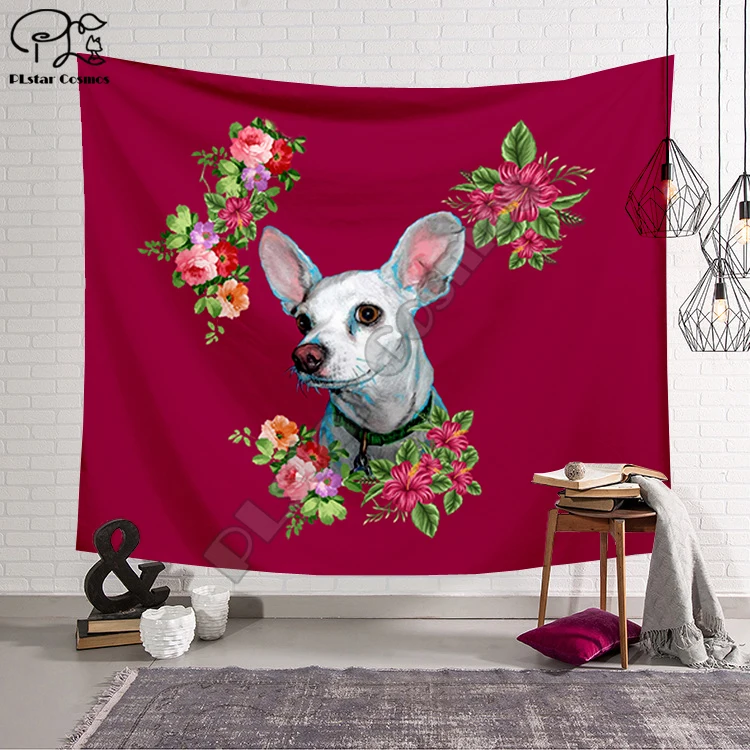 PLstar Cosmos Pet dog flower puppy funny animal Tapestry 3D Printing Tapestrying Rectangular Home Decor Wall Hanging New style-1
PLstar Cosmos Pet dog flower puppy funny animal Tapestry 3D Printing Tapestrying Rectangular Home Decor Wall Hanging New style-1