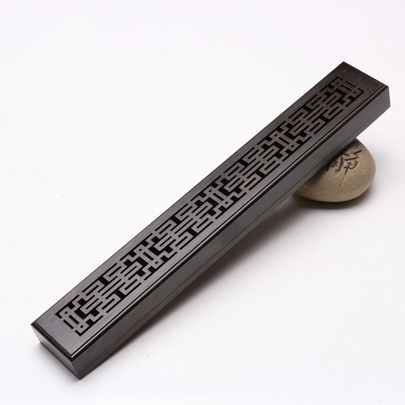 Ebony Wood Incense Burner Hollow Carved Joss Stick Incense Box Buddhist Meditation Sandalwood Tibetan Incense Censer
Ebony Wood Incense Burner Hollow Carved Joss Stick Incense Box Buddhist Meditation Sandalwood Tibetan Incense Censer