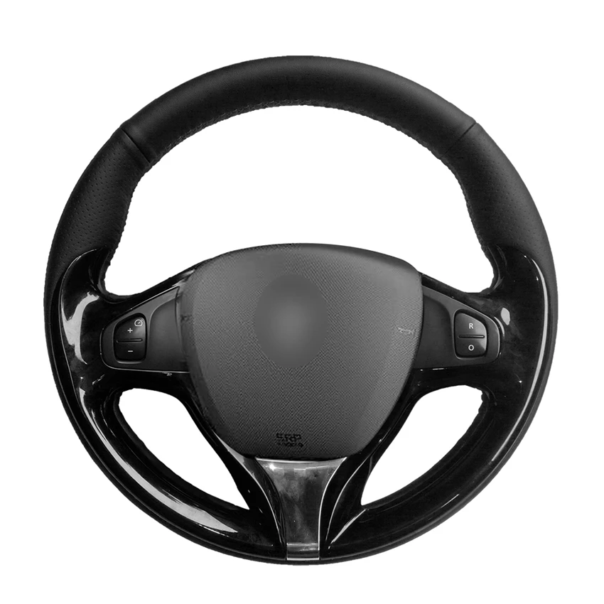 Hand-stitched PU Micro Fiber Leather Car Steering Wheel Cover for Renault Clio 2013-2015 Captur 2014-2017 Accessories
Hand-stitched PU Micro Fiber Leather Car Steering Wheel Cover for Renault Clio 2013-2015 Captur 2014-2017 Accessories