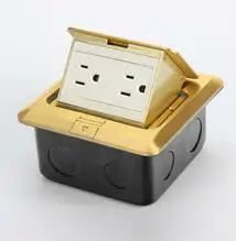 Fast Pop-up Type Brass alloy American Style Floor Socket Outlet with Metal Box
Fast Pop-up Type Brass alloy American Style Floor Socket Outlet with Metal Box