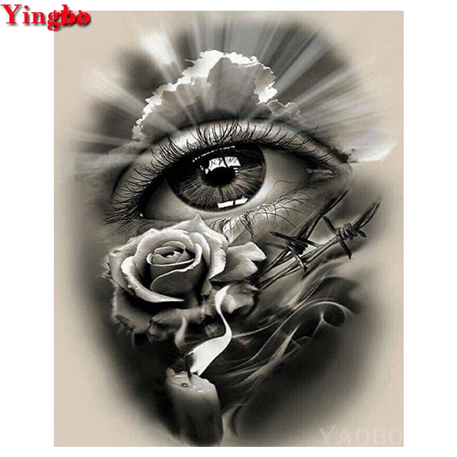 full square/round 5d diy diamond painting abstract eyes rose 3d pictures diamond embroidery mosaic pattern rhinestone home decor 
full square/round 5d diy diamond painting abstract eyes rose 3d pictures diamond embroidery mosaic pattern rhinestone home decor