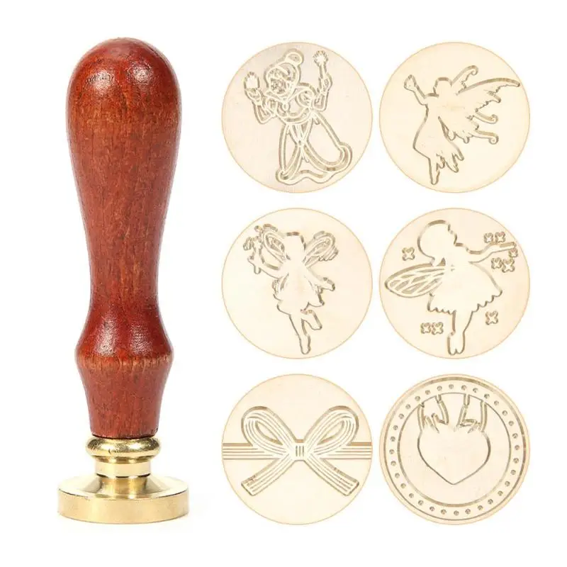 Antique Pattern Metal Sealing Wax Seal Stamps Wooden Handle Sealing Wax DIY Craft Gifts for Envelope Letter
Antique Pattern Metal Sealing Wax Seal Stamps Wooden Handle Sealing Wax DIY Craft Gifts for Envelope Letter