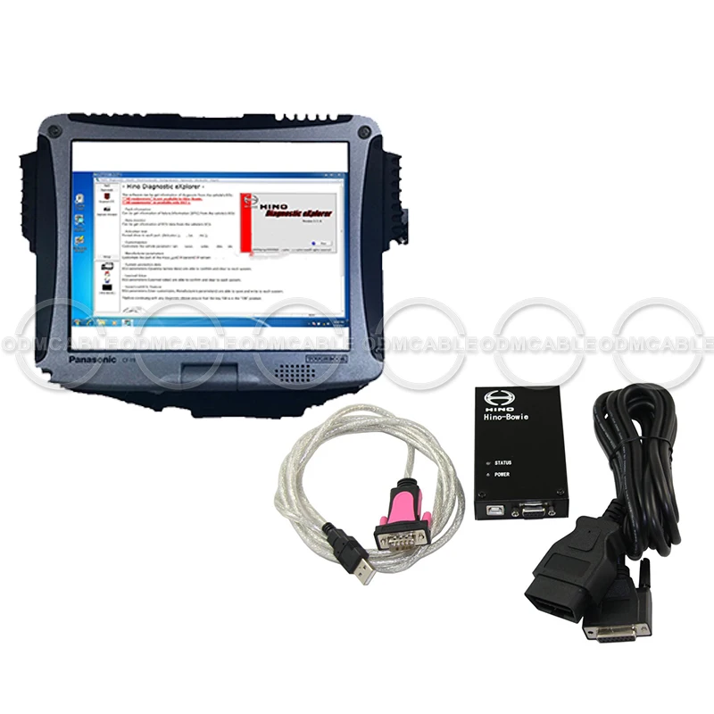 Full set cf19 laptop for Hino Bowie Explorer Kobelco Excavator Truck auto Diagnostic Scanner excavator test tools for Hino-Bowie
Full set cf19 laptop for Hino Bowie Explorer Kobelco Excavator Truck auto Diagnostic Scanner excavator test tools for Hino-Bowie