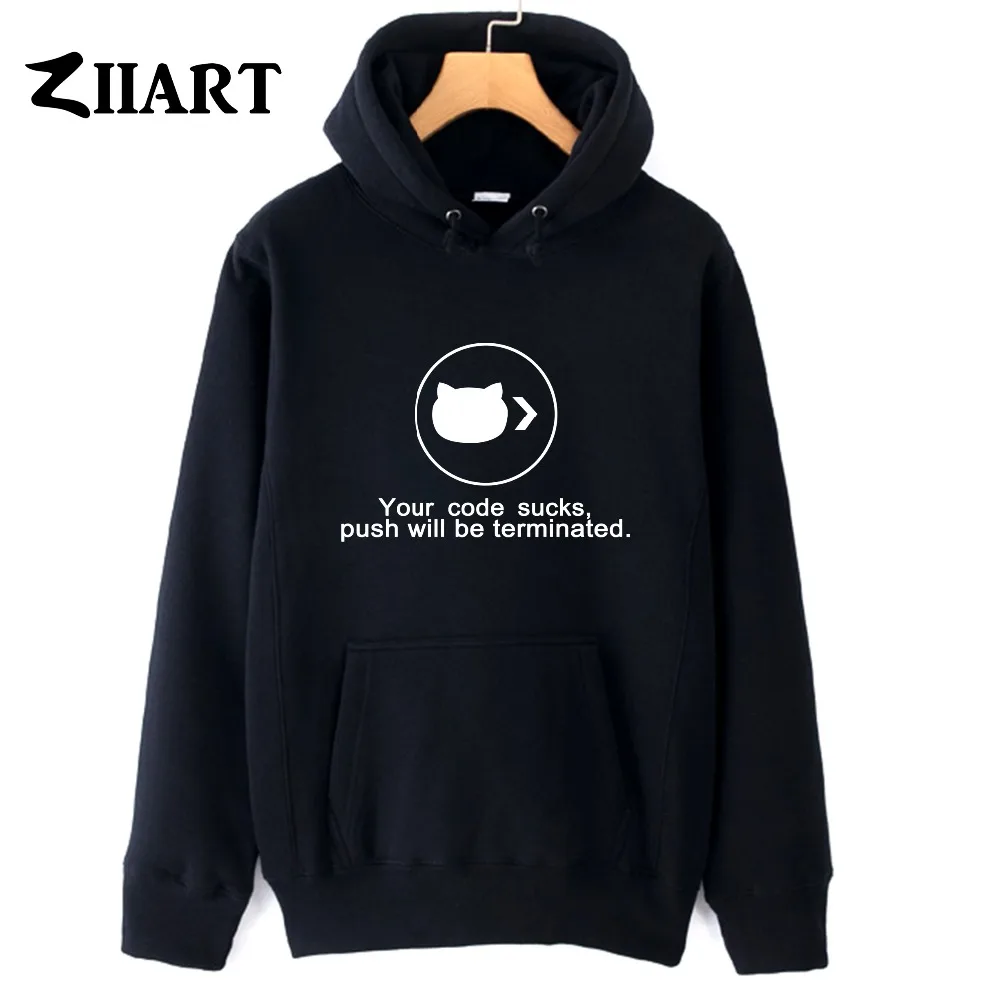 GEEK Your code sucks push will be terminated couple clothes girls woman female autumn winter cotton fleece hoodies
GEEK Your code sucks push will be terminated couple clothes girls woman female autumn winter cotton fleece hoodies