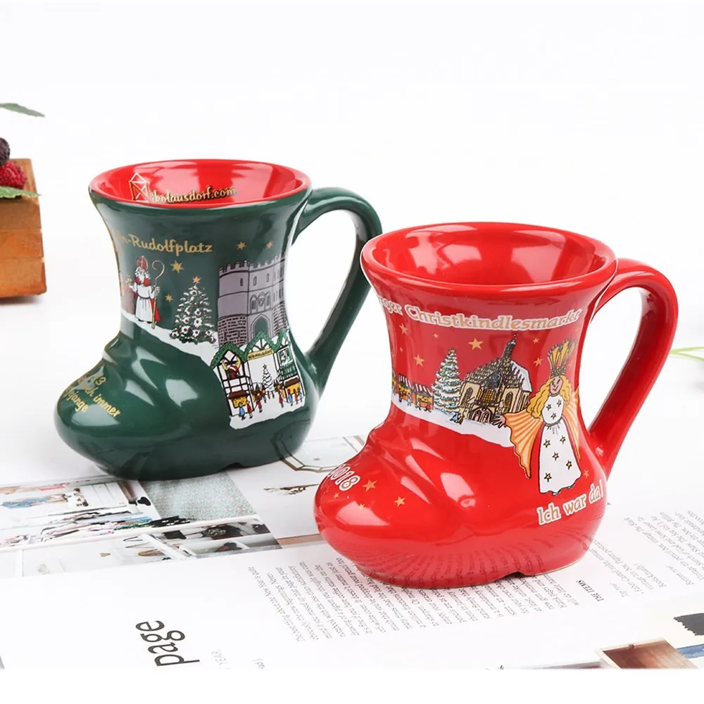 Christmas Series Ceramic Cup Breakfast Cute Mug Water Cup Creative Christmas Gift Boot Shape Milk Coffee Nordic Decoration
Christmas Series Ceramic Cup Breakfast Cute Mug Water Cup Creative Christmas Gift Boot Shape Milk Coffee Nordic Decoration