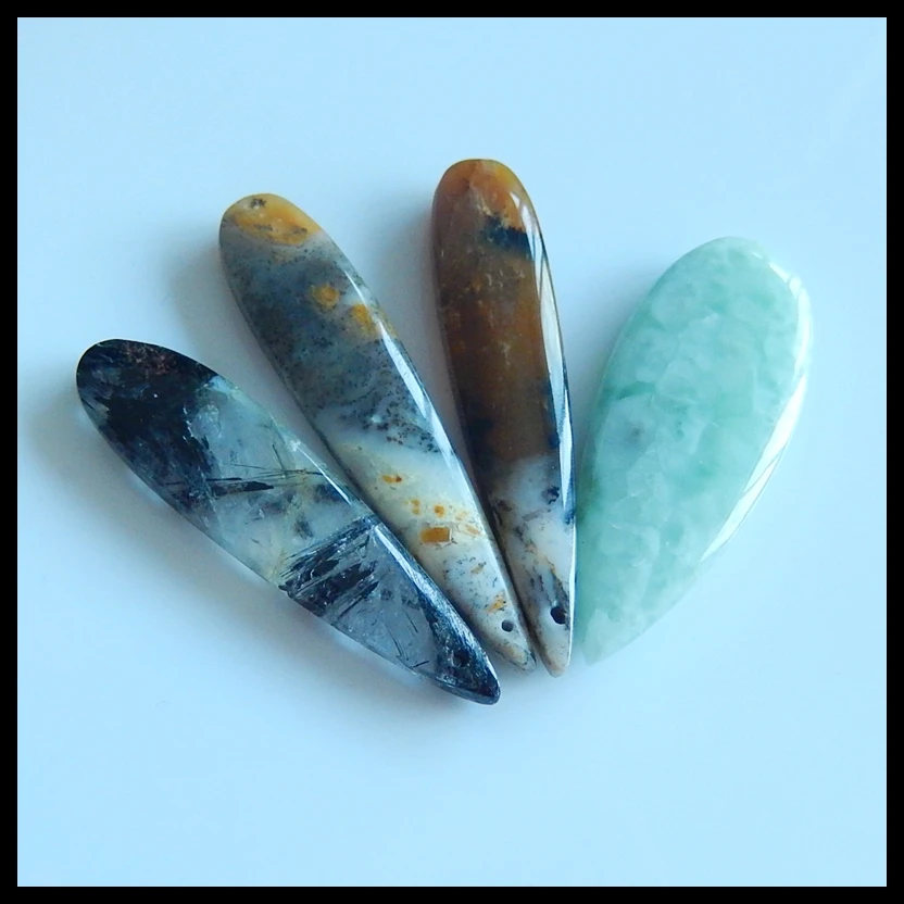 jewelry necklace pendant 4 Pcs,Natural stone Arborization Opal, Black Rutilated Quartz,onyx fashion Pendant,44x17x5mm,47x11x5mm
jewelry necklace pendant 4 Pcs,Natural stone Arborization Opal, Black Rutilated Quartz,onyx fashion Pendant,44x17x5mm,47x11x5mm