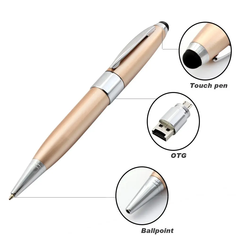 Stylus Pen Touch Screen Micro USB OTG SD Memory Card Reader Pen 3in1 Multifunction Pen Tablet Luxury Business
Stylus Pen Touch Screen Micro USB OTG SD Memory Card Reader Pen 3in1 Multifunction Pen Tablet Luxury Business