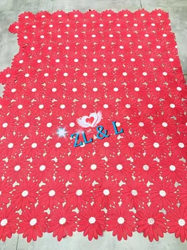 China Red Water Dissolving Line Embroidered African Lace Openwork Nigerian Lace Fabric Suitable for Skirt DIY Fabric
China Red Water Dissolving Line Embroidered African Lace Openwork Nigerian Lace Fabric Suitable for Skirt DIY Fabric