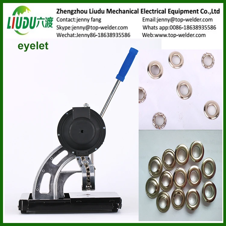 LIU DU grommet machine automatic eyelet machine flag eyelet making ring machine
LIU DU grommet machine automatic eyelet machine flag eyelet making ring machine