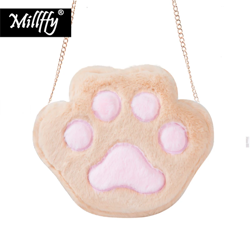 Millffy 2019 New Kawaii Korean Style Cute Soft Plush Cat's Paw Handbag Coin Bag Plush Purse for Girls
Millffy 2019 New Kawaii Korean Style Cute Soft Plush Cat's Paw Handbag Coin Bag Plush Purse for Girls