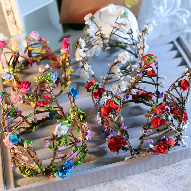 Wedding Bridal Bridesmaid Tiara Crown Headband Princess flower crown Party hair accessories
Wedding Bridal Bridesmaid Tiara Crown Headband Princess flower crown Party hair accessories