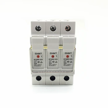 CHINT RT28N-32X 3 Pole DIN Rail Mount Fuse Holder Base with Indicator Light 3P for 10x38mm Fuse
CHINT RT28N-32X 3 Pole DIN Rail Mount Fuse Holder Base with Indicator Light 3P for 10x38mm Fuse