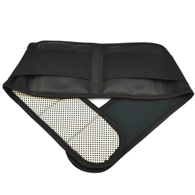 Self-heating magnetic therapy braces