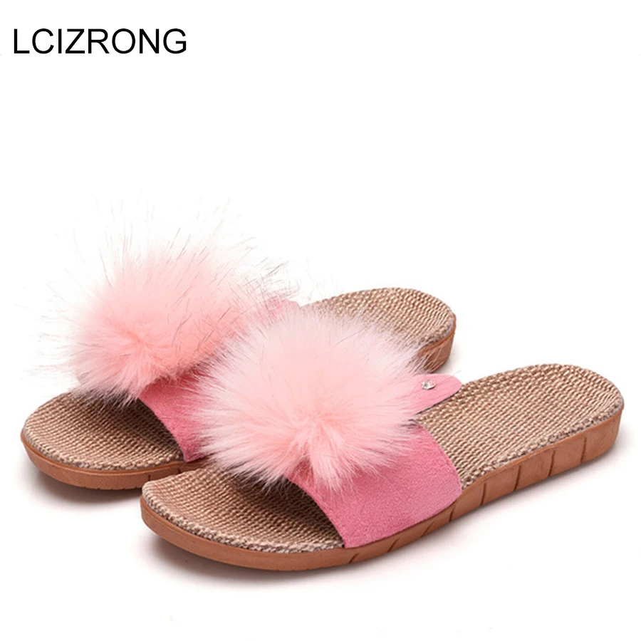 LCIZRONG Indoor Faux Fur Women Slippers Summer Cute Home Slipper Ladies Cotton Fabric Solid Linen Rhinestone Female Flat Shoes
LCIZRONG Indoor Faux Fur Women Slippers Summer Cute Home Slipper Ladies Cotton Fabric Solid Linen Rhinestone Female Flat Shoes