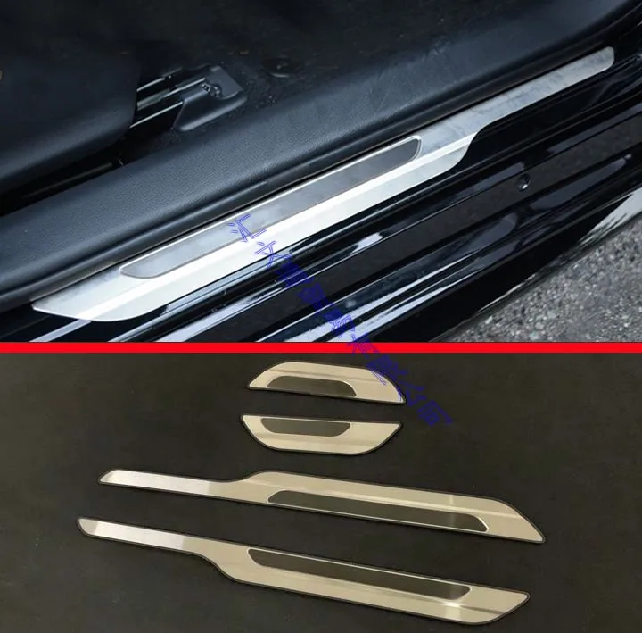 For 2019 Toyota Corolla E210 Sport Hatch Hatchback Auris Silver wire drawing Stainless Steel Outside door sill Protectors
For 2019 Toyota Corolla E210 Sport Hatch Hatchback Auris Silver wire drawing Stainless Steel Outside door sill Protectors