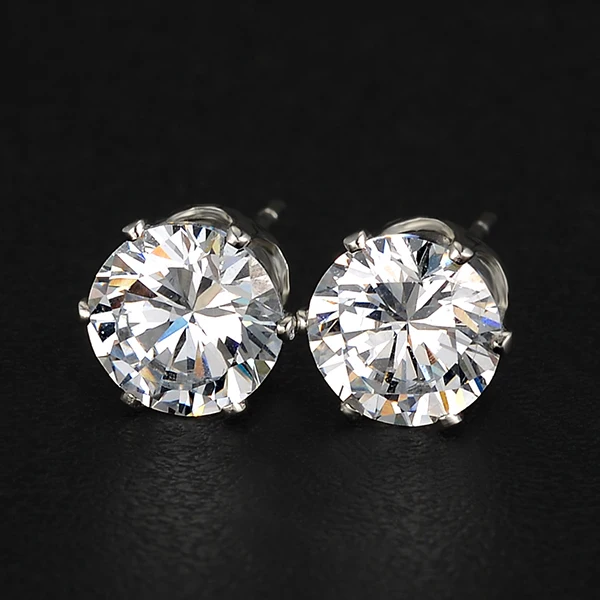 Image Brand Design New hot Fashion Popular Luxury Crystal Zircon Stud Earrings Elegant Channel earrings jewelry for women 2015 M13