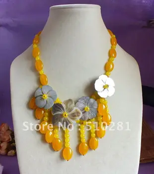 free shipping !!! yellow necklace sets with special flowers ,dignified and lovely ,!!! perfect for anniversary ,party !!!
free shipping !!! yellow necklace sets with special flowers ,dignified and lovely ,!!! perfect for anniversary ,party !!!