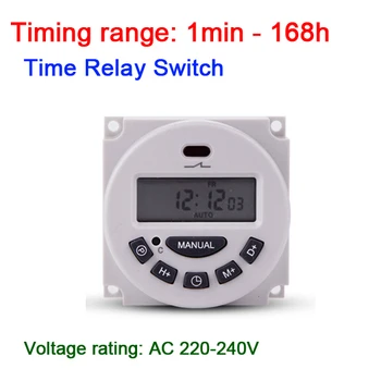 AC 220V Digital power Weekly Programmable Clock Cycle Timer Relay Switch Relay passive microcomputer time for lamp light
AC 220V Digital power Weekly Programmable Clock Cycle Timer Relay Switch Relay passive microcomputer time for lamp light
