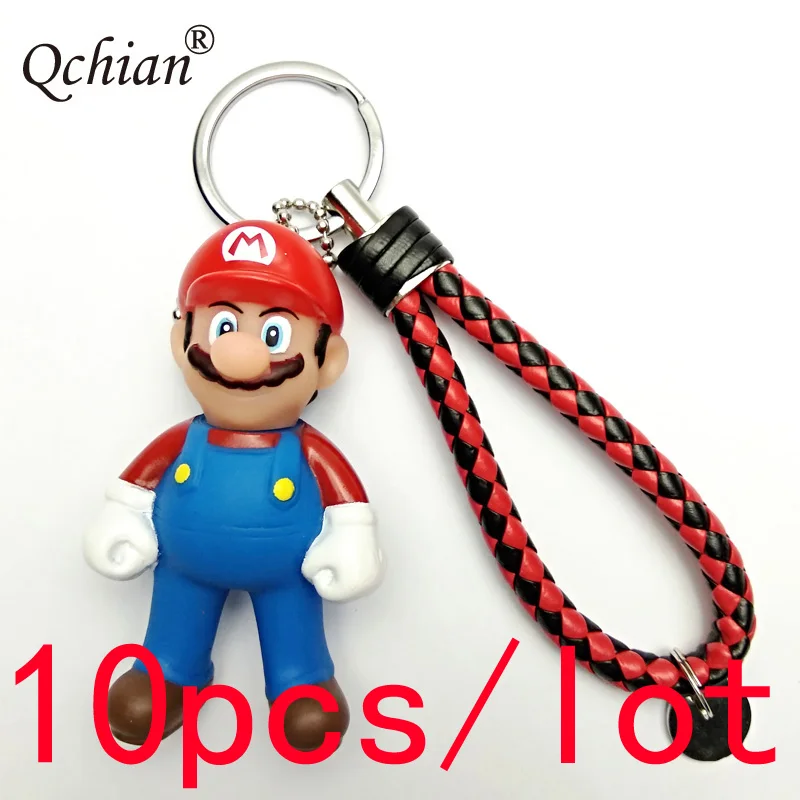 10pcs/lot Classic Super Mario Marley 3D Plastic Backpack Decoration Pendant Car Motorcycle Keychain Beautiful Gift for Kid
10pcs/lot Classic Super Mario Marley 3D Plastic Backpack Decoration Pendant Car Motorcycle Keychain Beautiful Gift for Kid