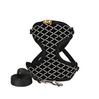 2018 Hot Sale Dog Cat Harnesses Mesh Leash Set Rhinestone Breathable Pet Collar Harnesses Vest Pet Traction for Small Medium Pet
2018 Hot Sale Dog Cat Harnesses Mesh Leash Set Rhinestone Breathable Pet Collar Harnesses Vest Pet Traction for Small Medium Pet