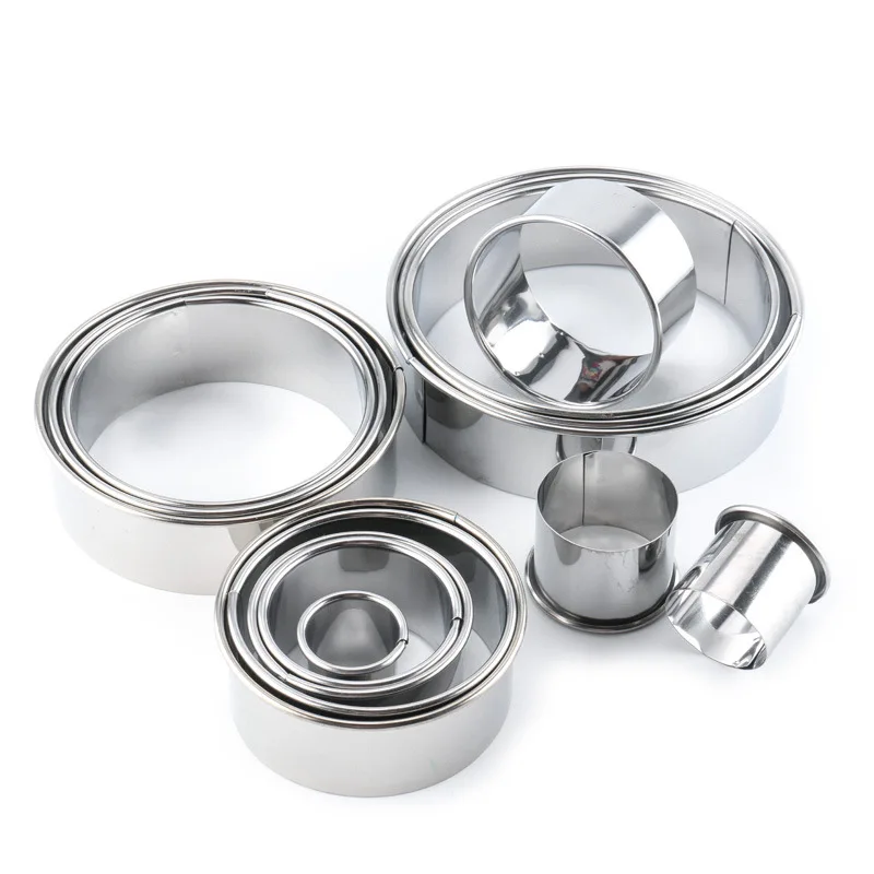 14Pcs Round Shape Cupcake Stand Kitchen Baking Decorating Cake Tools Mousse Ring With Box Stainless Steel Cake Cutter Mold 35
14Pcs Round Shape Cupcake Stand Kitchen Baking Decorating Cake Tools Mousse Ring With Box Stainless Steel Cake Cutter Mold 35