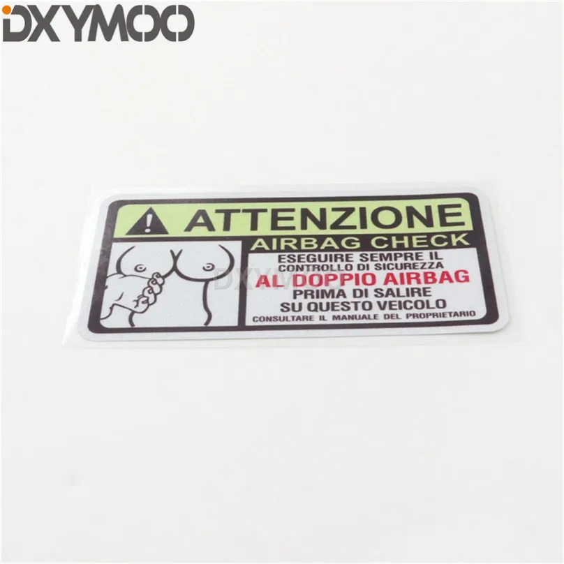 2x Car Styling Vinyl Tape Attention Airbag Check Warning Motorcycle Body Tank Sticker Decal 11x5.6cm
2x Car Styling Vinyl Tape Attention Airbag Check Warning Motorcycle Body Tank Sticker Decal 11x5.6cm