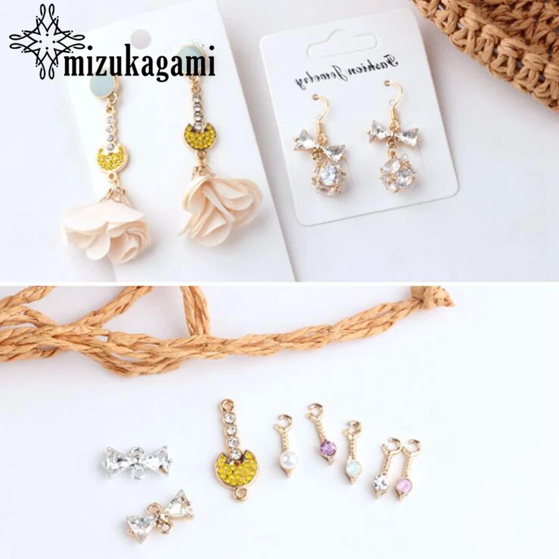 Zinc Alloy Handmade Mini Diamond-Inlaid Bow Charms 10pcs/lot For DIY Fashion Jewelry Making Finding Accessories
Zinc Alloy Handmade Mini Diamond-Inlaid Bow Charms 10pcs/lot For DIY Fashion Jewelry Making Finding Accessories