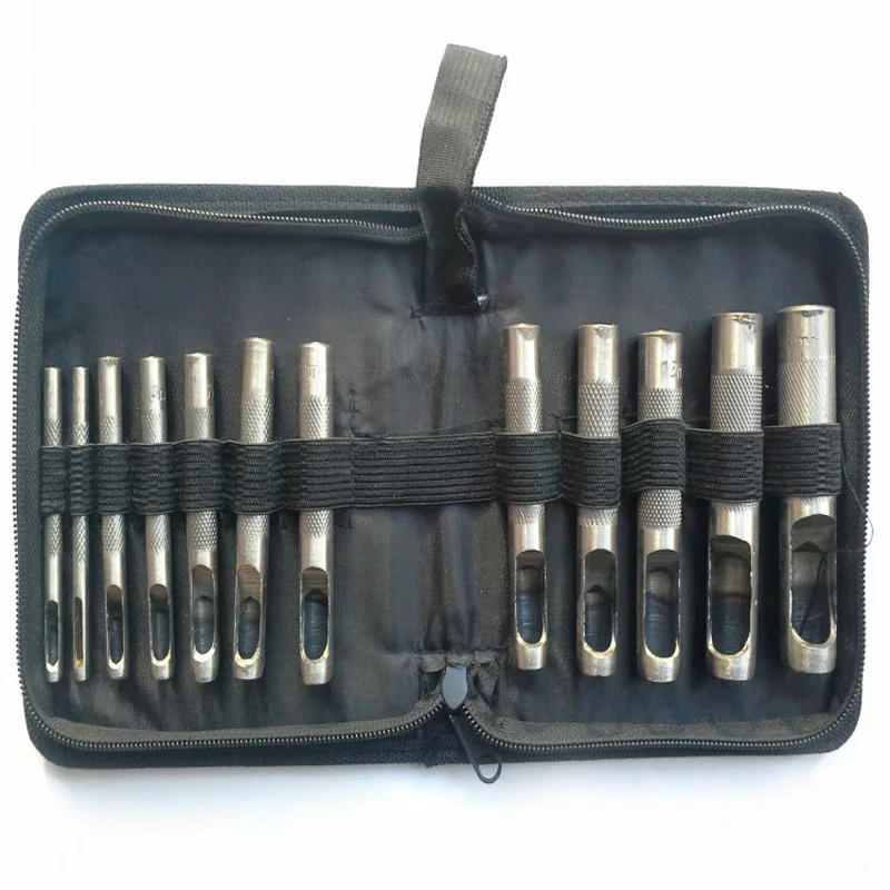 12PCS/set Oxford Rushed Punch Bag Belt Puncher Leather Tool Puncher Hole Craft Set Hollow Belt Stitching Punches 3-16MM/3-25mm
12PCS/set Oxford Rushed Punch Bag Belt Puncher Leather Tool Puncher Hole Craft Set Hollow Belt Stitching Punches 3-16MM/3-25mm