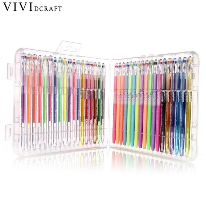 36 Colors/Set Drawing Color Pen Diamond Nib Metallic Pastel Refills Neon Glitter Sketch Pen School Stationery Marker Set 
36 Colors/Set Drawing Color Pen Diamond Nib Metallic Pastel Refills Neon Glitter Sketch Pen School Stationery Marker Set