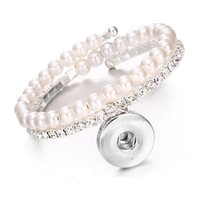 18mm metal Snap Button silver beads bracelet Elastic multi-turn around Snap Jewelry watches women one direction DIY jewelry
18mm metal Snap Button silver beads bracelet Elastic multi-turn around Snap Jewelry watches women one direction DIY jewelry