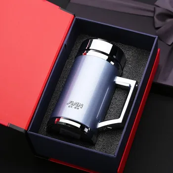Creative Gift Cup Stainless Steel Vacuum Flask Thermos with Handgrip Filter Coffee Tea Mug Thermal Water Bottle 480ml Gift Box
Creative Gift Cup Stainless Steel Vacuum Flask Thermos with Handgrip Filter Coffee Tea Mug Thermal Water Bottle 480ml Gift Box