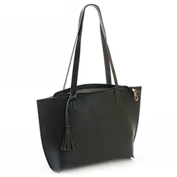 Autumn Winter Solid Women's Bag PU Leather Women Handbag Large Capacity Tassel Handbags Fashion Shoulder Bag Quality Tote
Autumn Winter Solid Women's Bag PU Leather Women Handbag Large Capacity Tassel Handbags Fashion Shoulder Bag Quality Tote