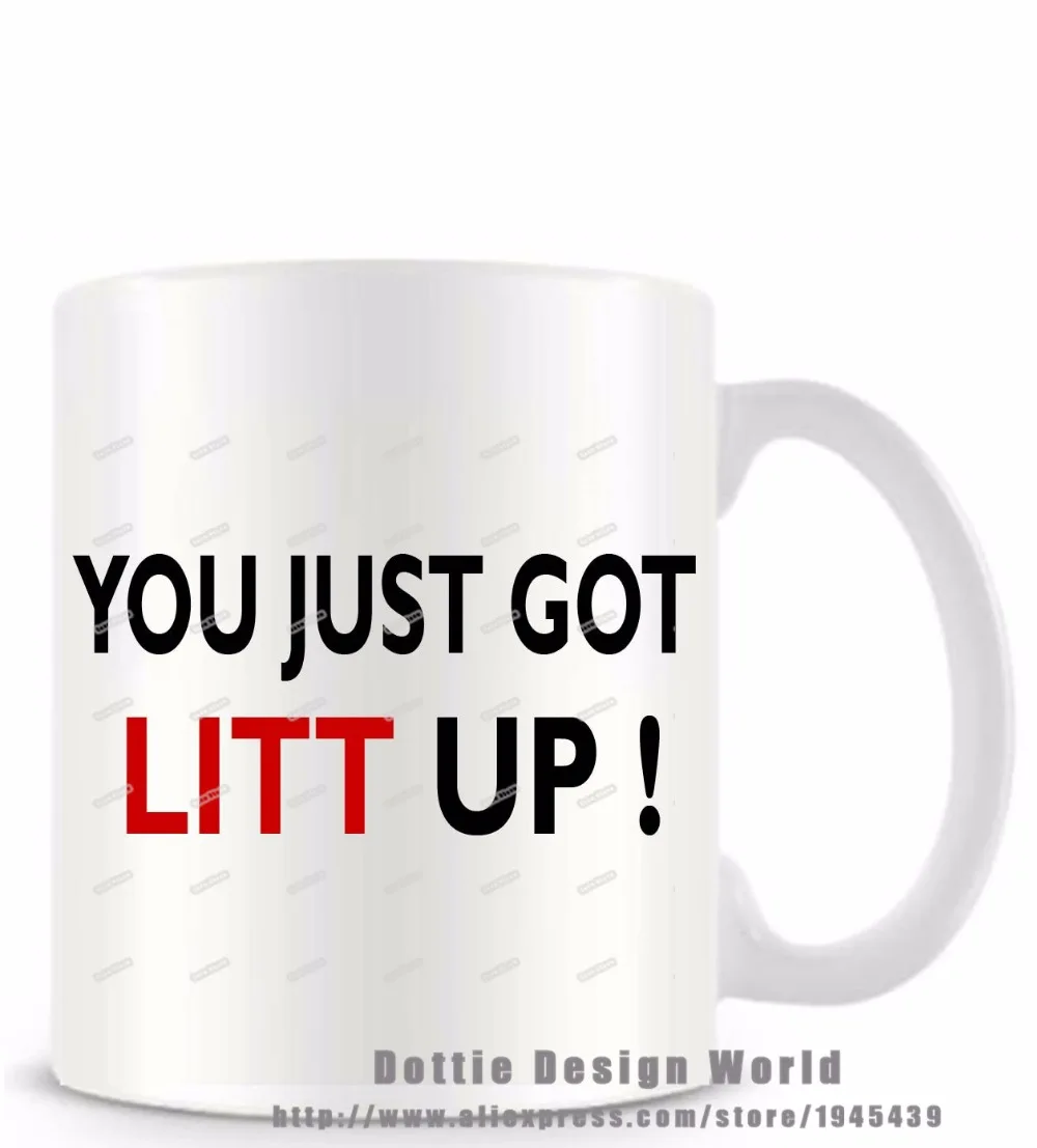 Вы только что получили litt up забавная Новинка кружка для путешествий керамическая
