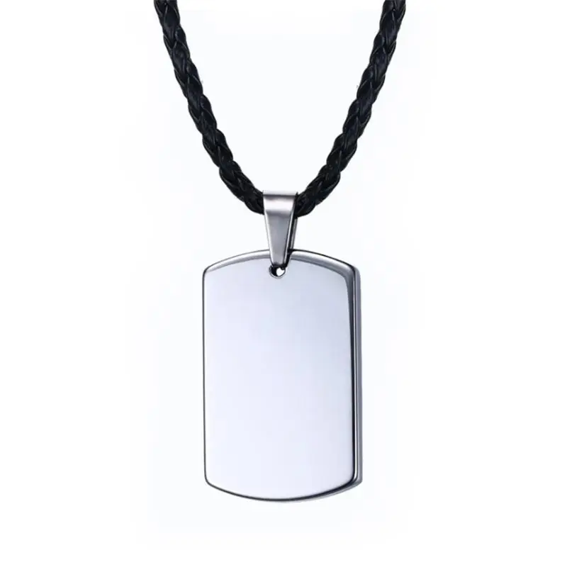 Personalized Dog Tag Necklace Women Men Tungsten Carbide Engravable Necklaces & Pendants
Personalized Dog Tag Necklace Women Men Tungsten Carbide Engravable Necklaces & Pendants