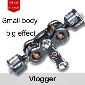 VLOGGER VIPER Articulating Magic Arm 360Degree 6KG Payload Aluminium 1/4 Screw Field Monitors Mount for Sony A7 A6400 DSLRs
VLOGGER VIPER Articulating Magic Arm 360Degree 6KG Payload Aluminium 1/4 Screw Field Monitors Mount for Sony A7 A6400 DSLRs