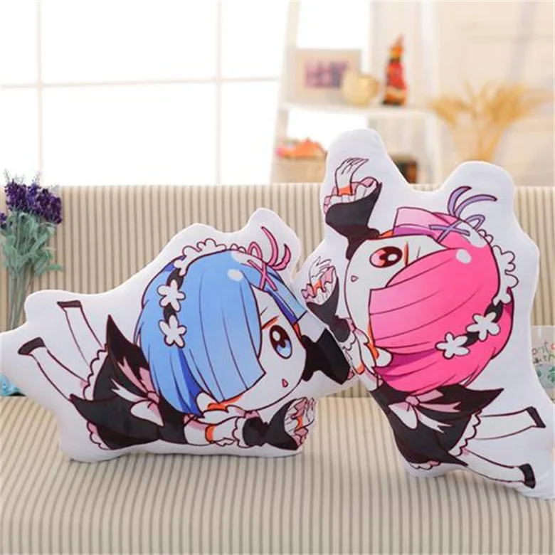 63*38cm Anime Re:Life in a Different World From Zero Rem Ram Pillow Plush Toys Cute Cushion Plush
63*38cm Anime Re:Life in a Different World From Zero Rem Ram Pillow Plush Toys Cute Cushion Plush