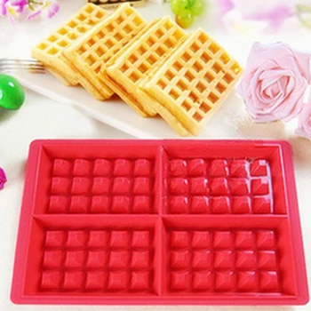New 4-Cavity Mini Fancy Waffles Cake Chocolate Pan Silicone Mold Baking Mould SQ264
New 4-Cavity Mini Fancy Waffles Cake Chocolate Pan Silicone Mold Baking Mould SQ264