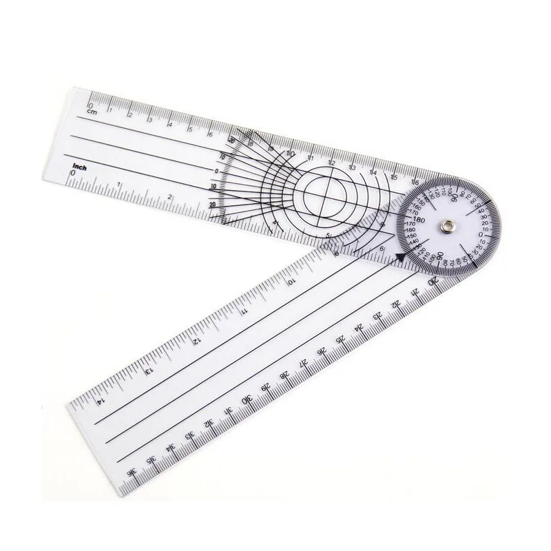User multi-scale goniometer angle medical spine ruler professional 360 degree measuring tool rotating goniometer protractor
User multi-scale goniometer angle medical spine ruler professional 360 degree measuring tool rotating goniometer protractor