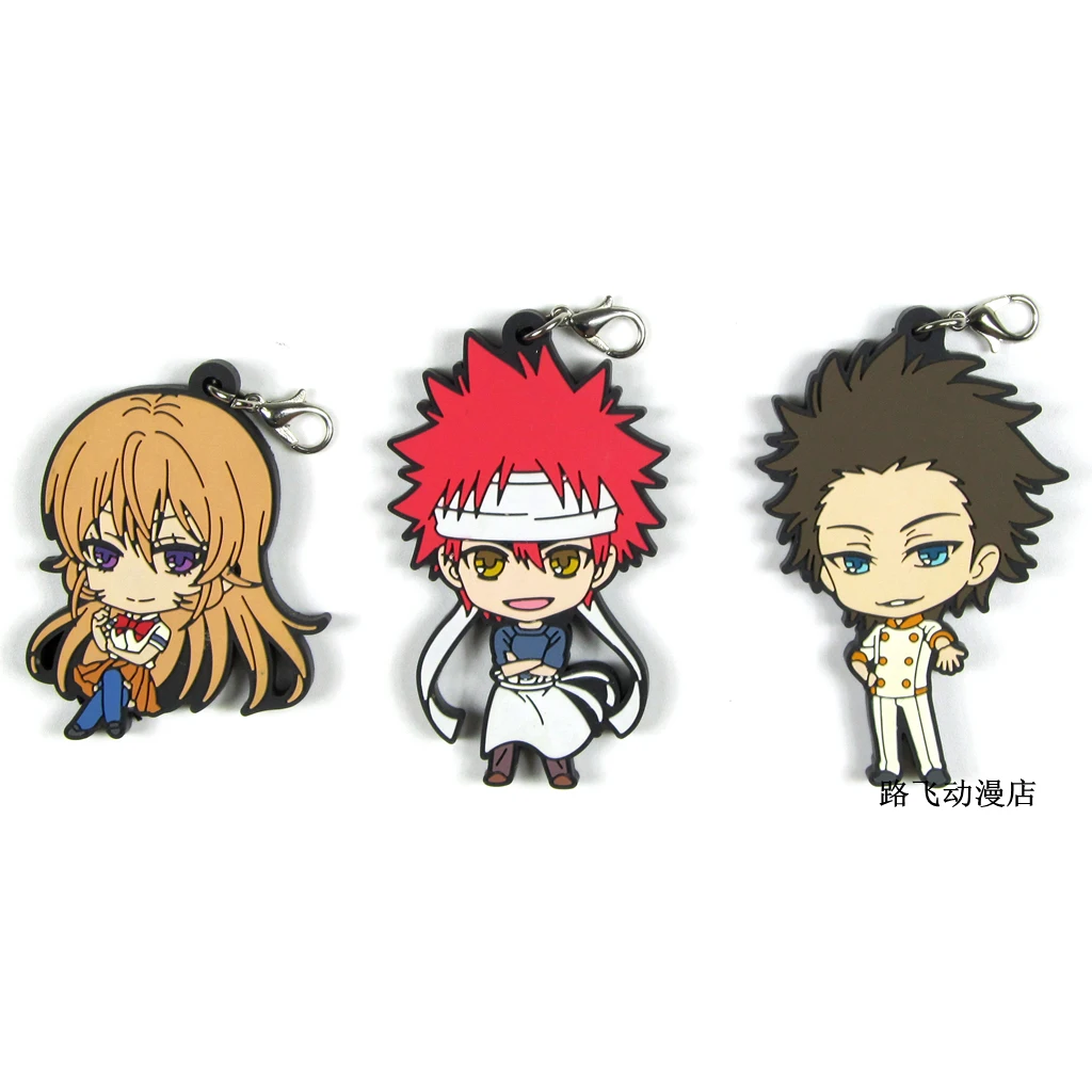 Shokugeki No Soma Nakiri Erina Yukihira Souma Isami Aldini Action Figure Anime Model Rubber Keychain Pendant Christmas Gifts 6cm
Shokugeki No Soma Nakiri Erina Yukihira Souma Isami Aldini Action Figure Anime Model Rubber Keychain Pendant Christmas Gifts 6cm
