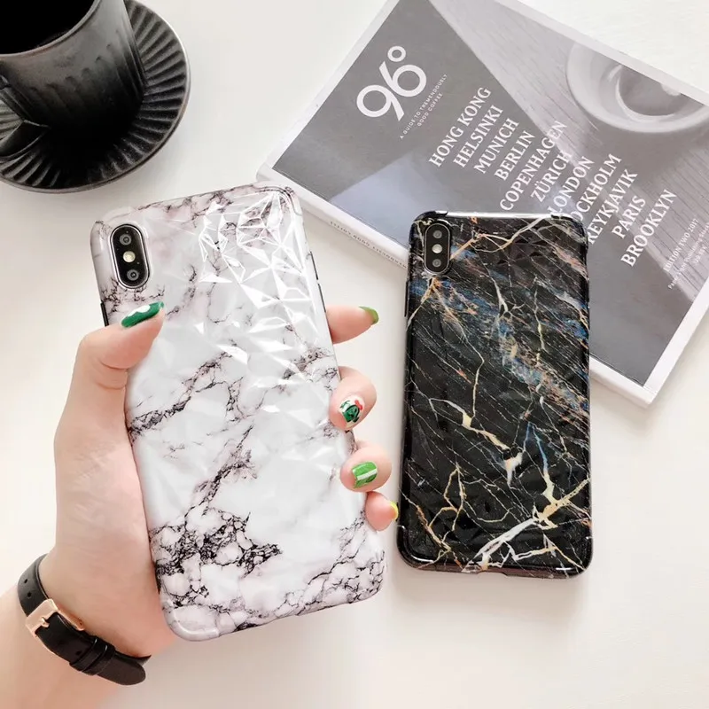 Fahsion Marble Stone Case for iPhone 7 6s 6 8 Plus IMD funda for phone X XR XS Max Cases Black White Soft phone Case
Fahsion Marble Stone Case for iPhone 7 6s 6 8 Plus IMD funda for phone X XR XS Max Cases Black White Soft phone Case